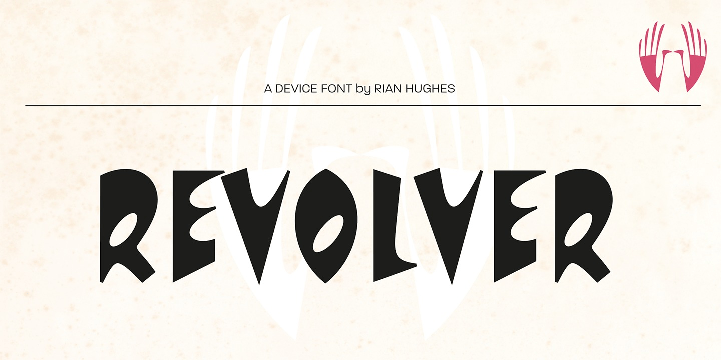 Revolver Font Poster #1
