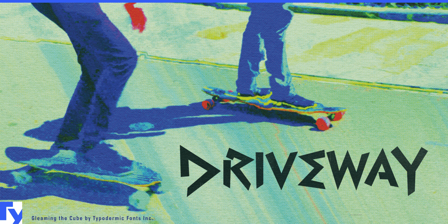 Gleaming the Cube Font Poster #1