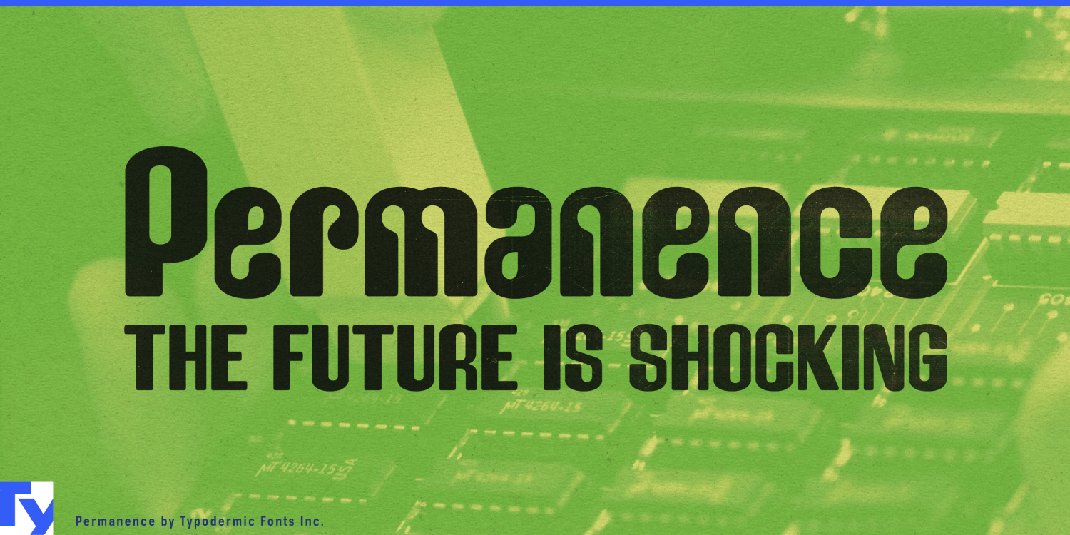 Permanence Font Poster #1