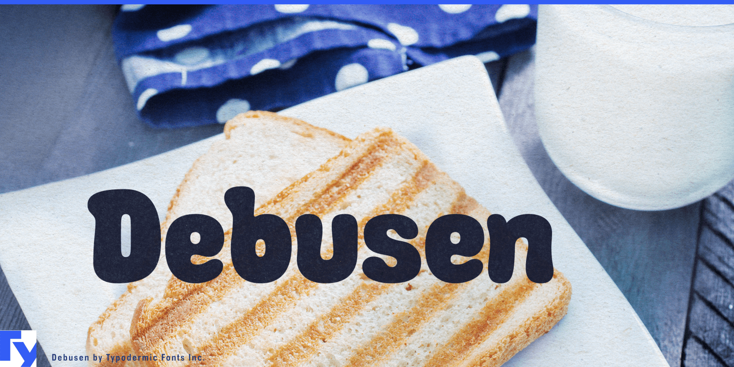 Debusen Font Poster #1