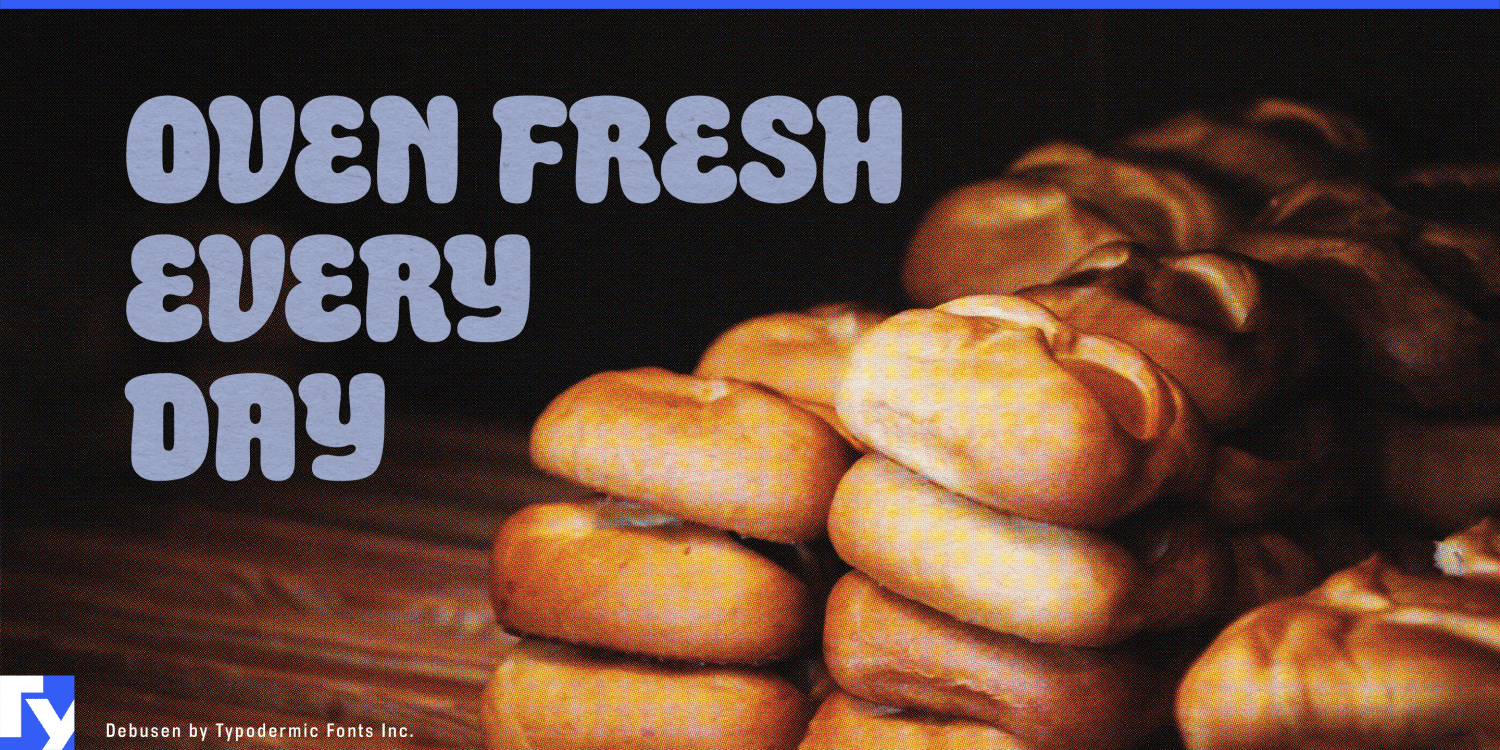 Debusen Font Poster #1