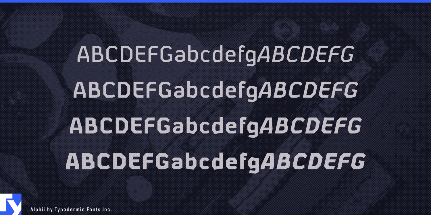 Alphii Font Poster #1