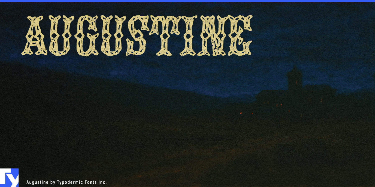 Augustine Font Poster #1