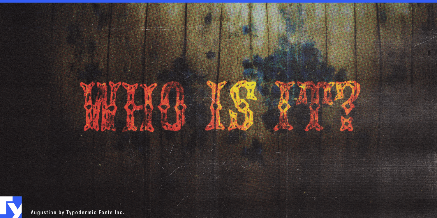 Augustine Font Poster #1