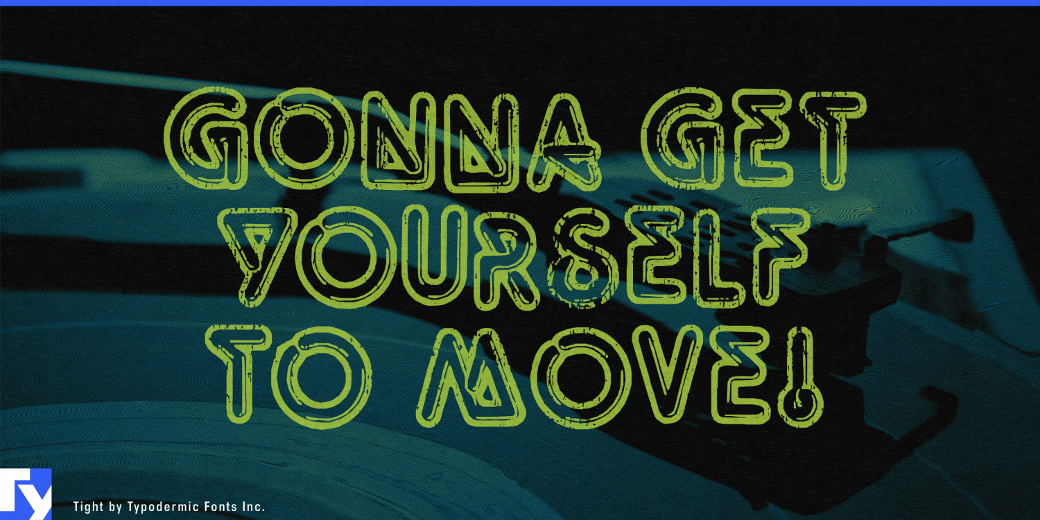 Tight Font Poster #1