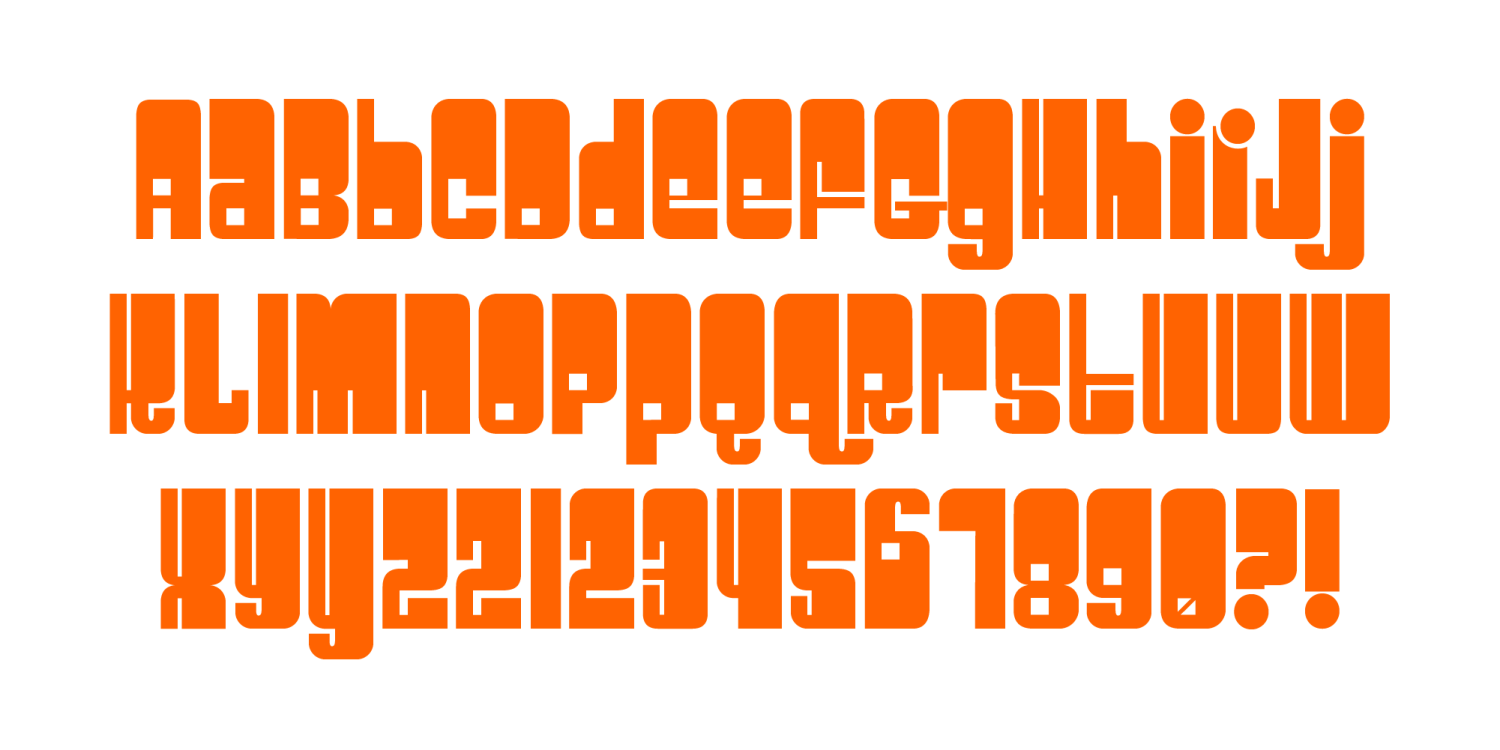Spacebeach Font Poster #1