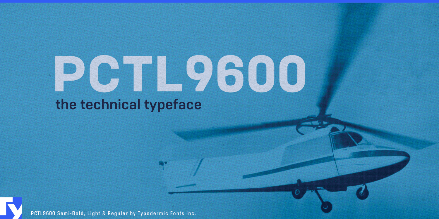 PCTL9600 Font Poster #1
