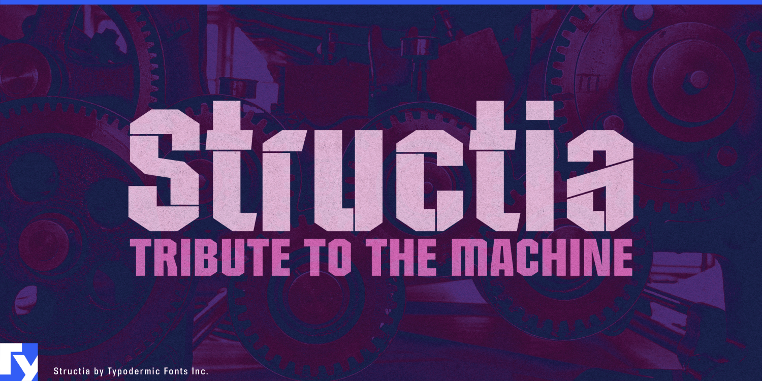 Structia Font Poster #1