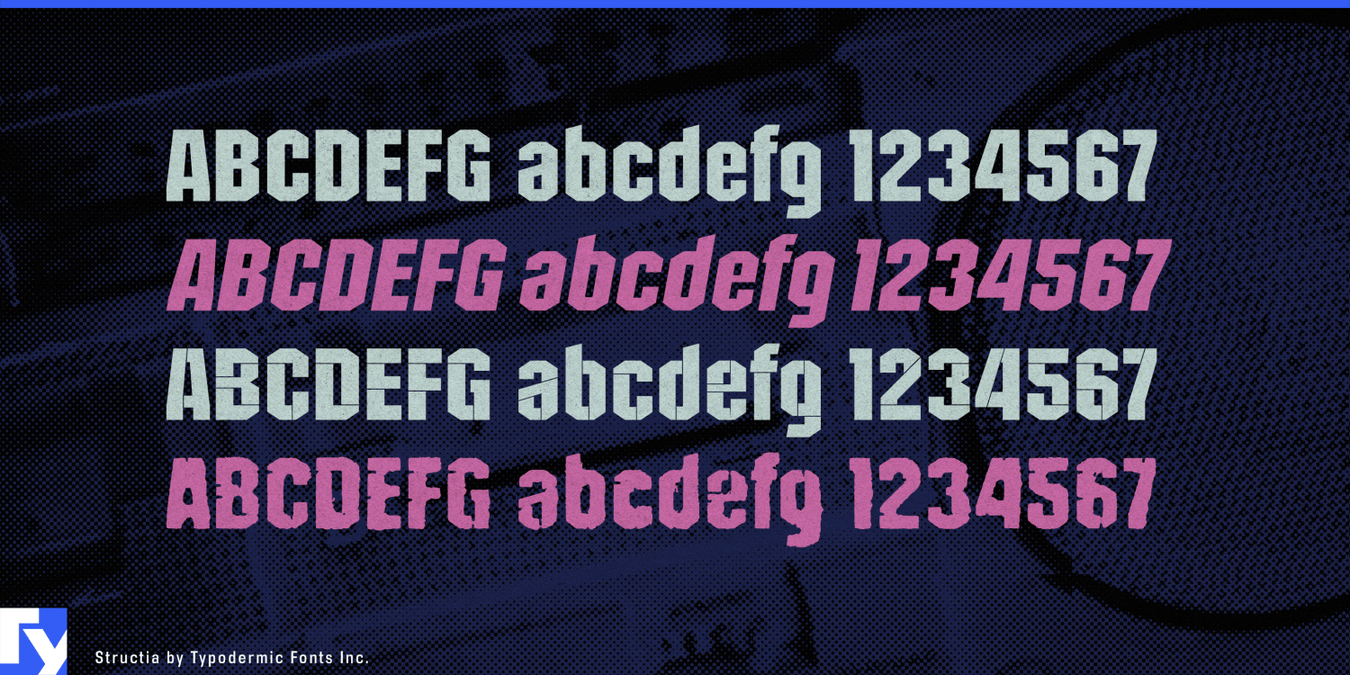 Structia Font Poster #1
