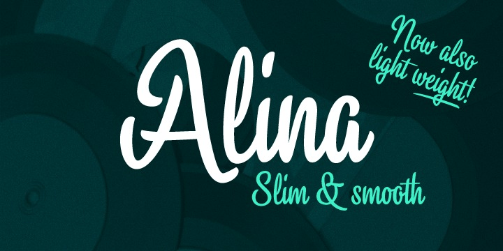 Alina Regular Font Poster #1