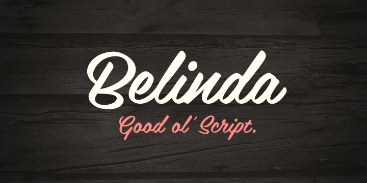 Belinda Font Poster #1