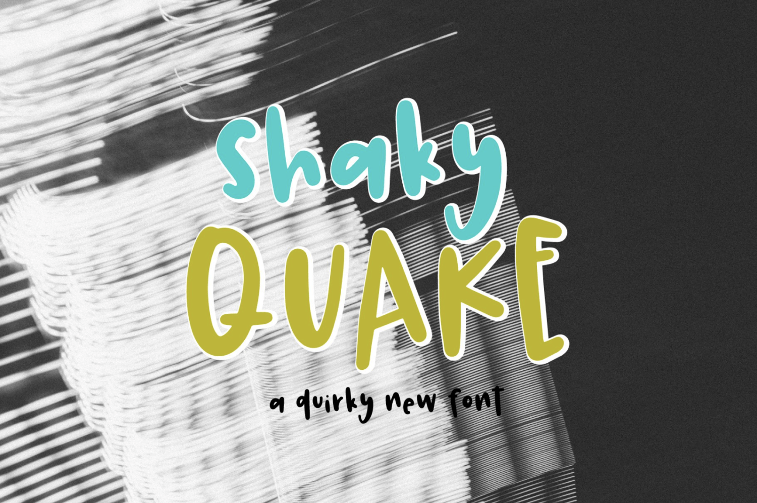 Shaky Quake Font Family Poster