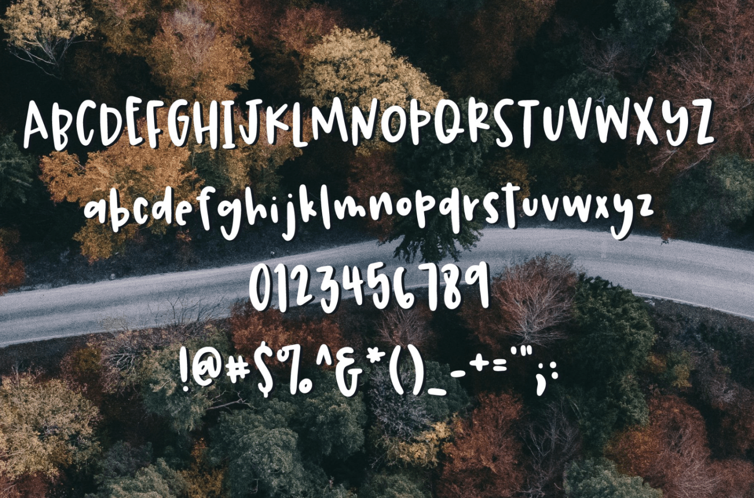 Shaky Quake Font Poster #3