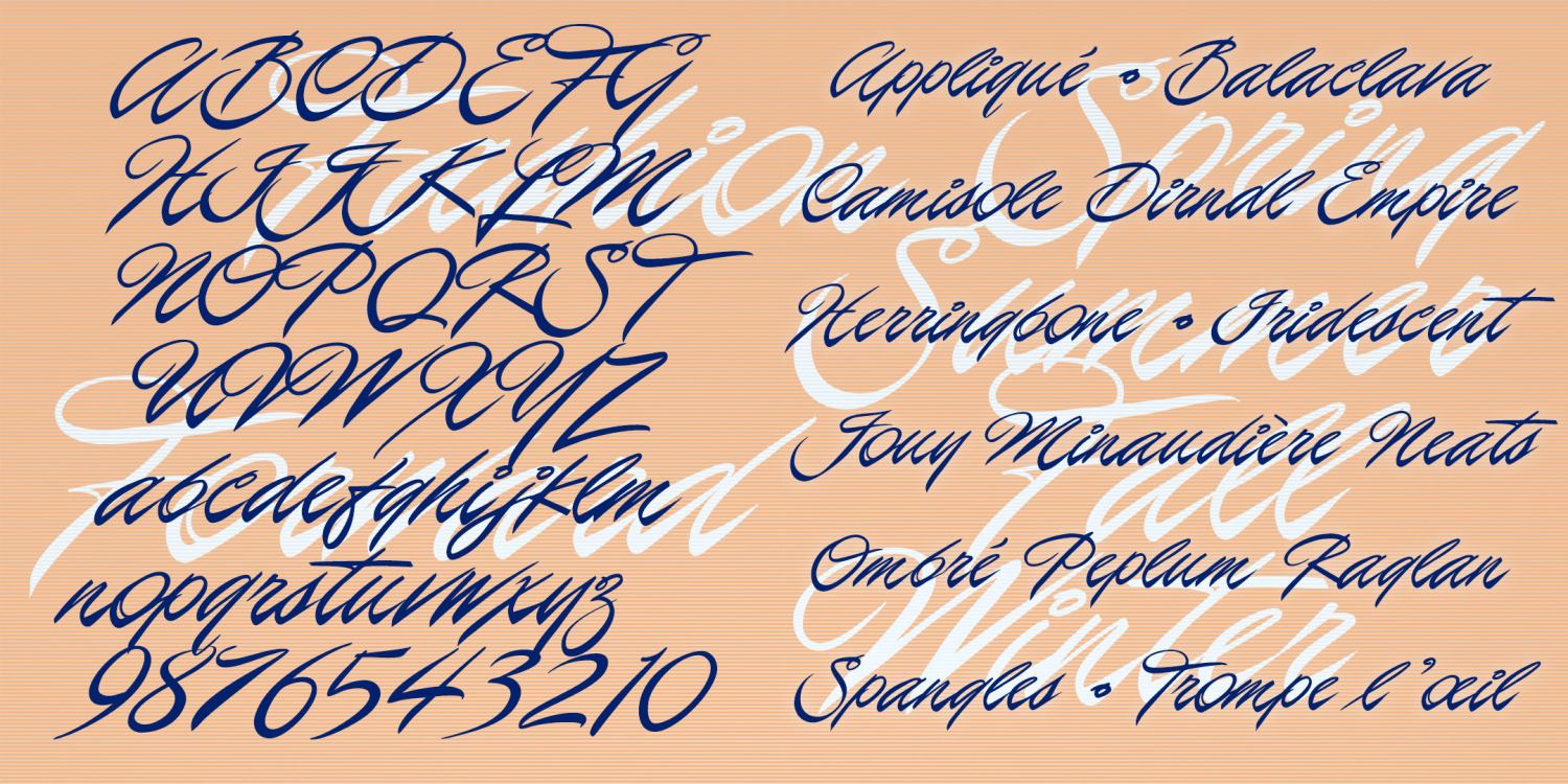 Fashion Forward Font Family Poster