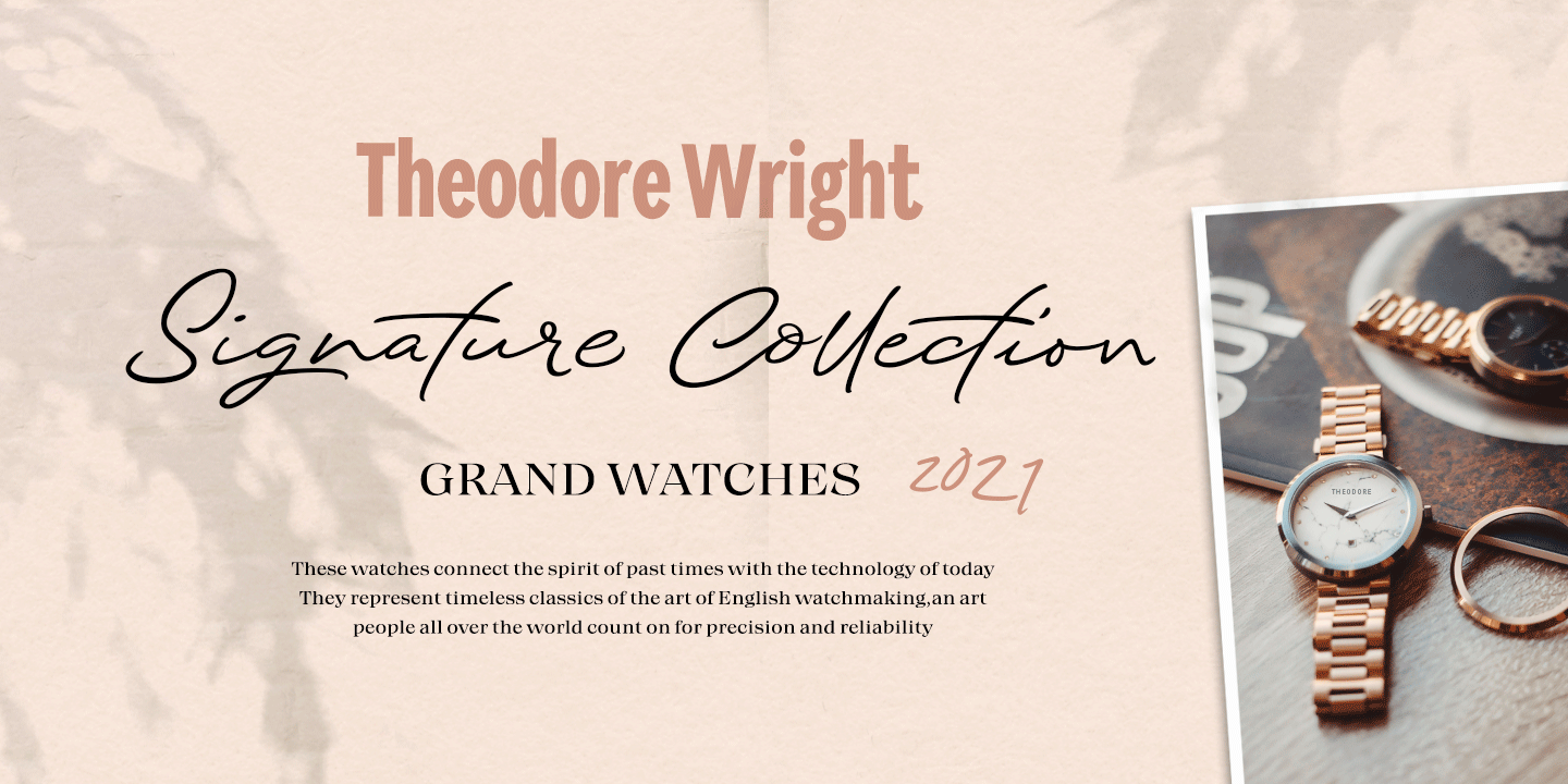 Ellie Script Font Poster #1