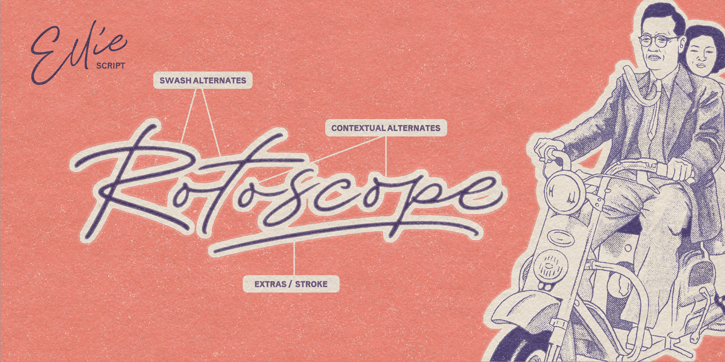 Ellie Script Font Poster #1