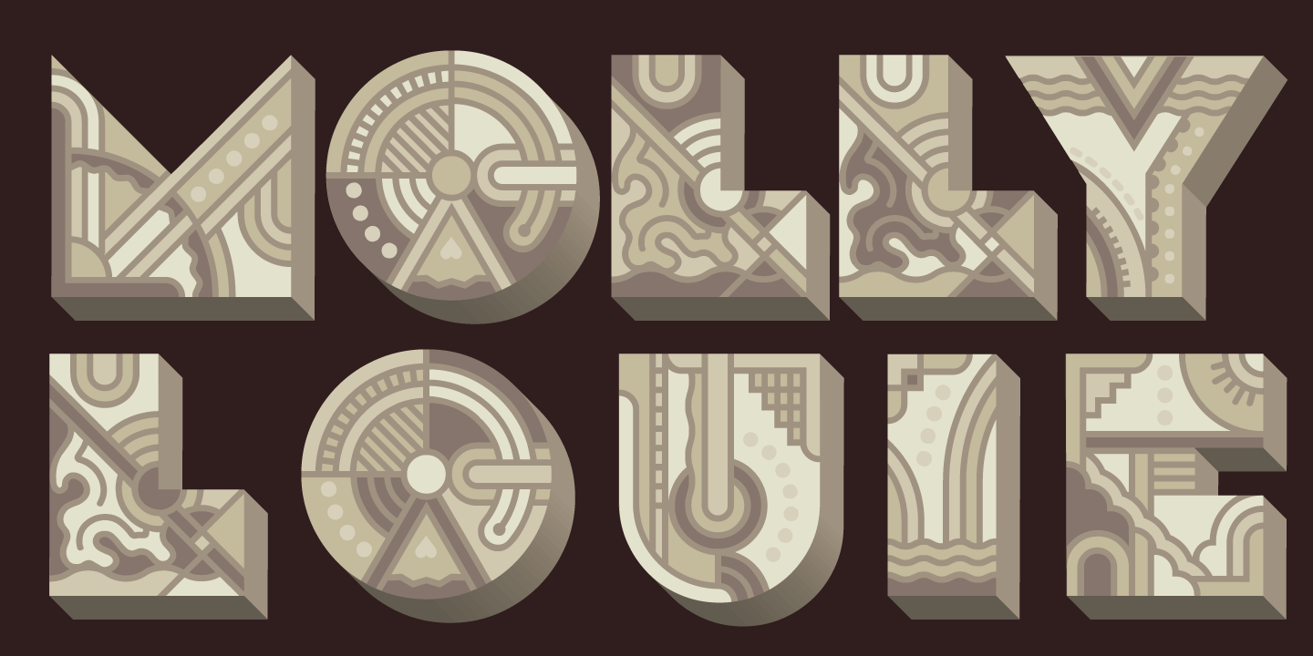 Molly Louie Font Poster #1