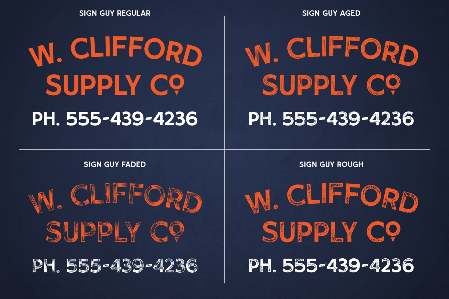 Sign Guy Font Poster #1