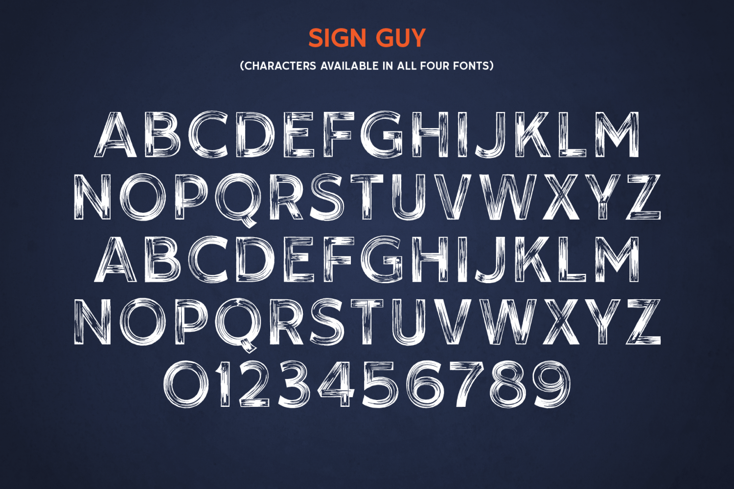 Sign Guy Font Poster #1