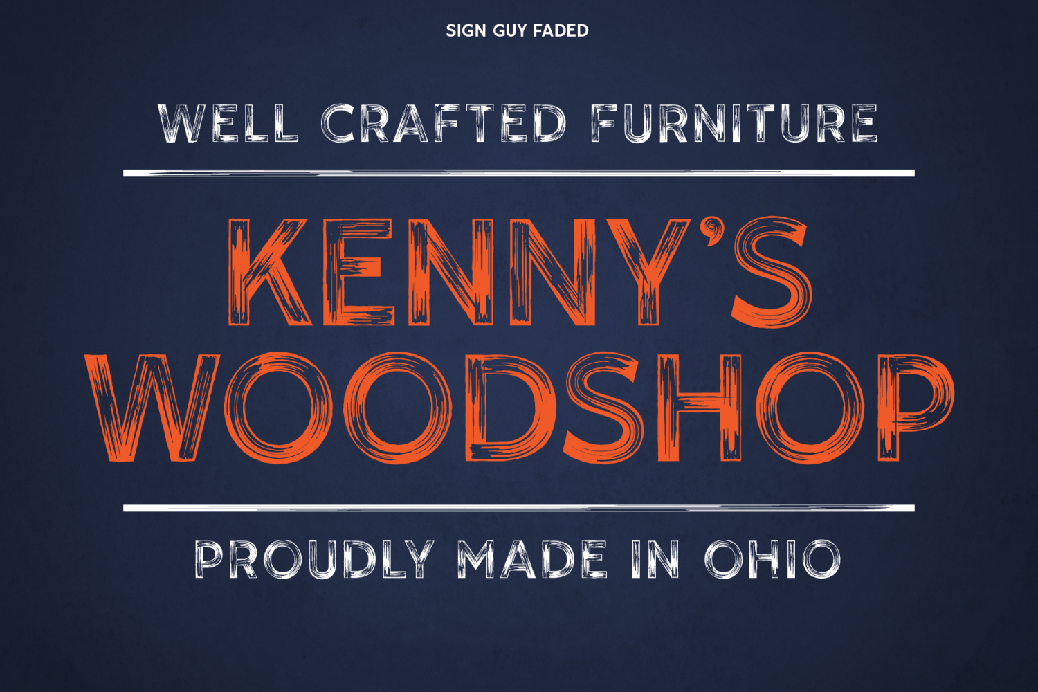 Sign Guy Font Poster #1