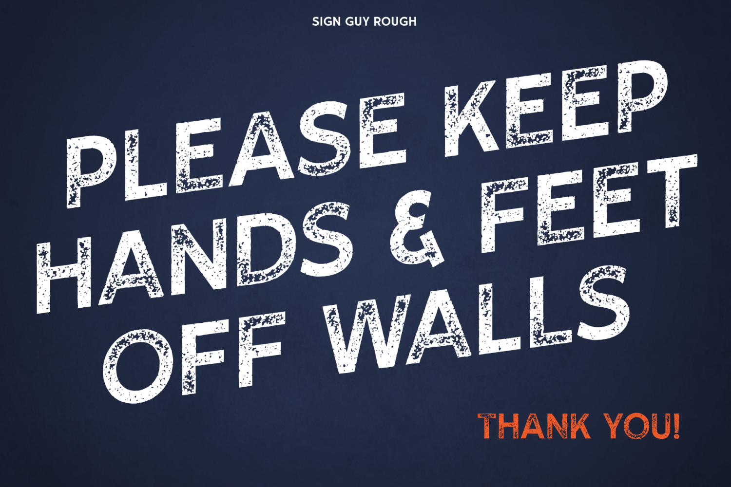 Sign Guy Font Poster #1