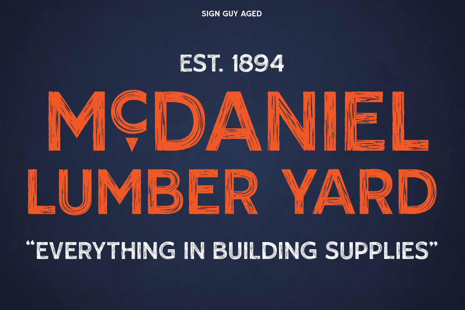 Sign Guy Font Poster #1
