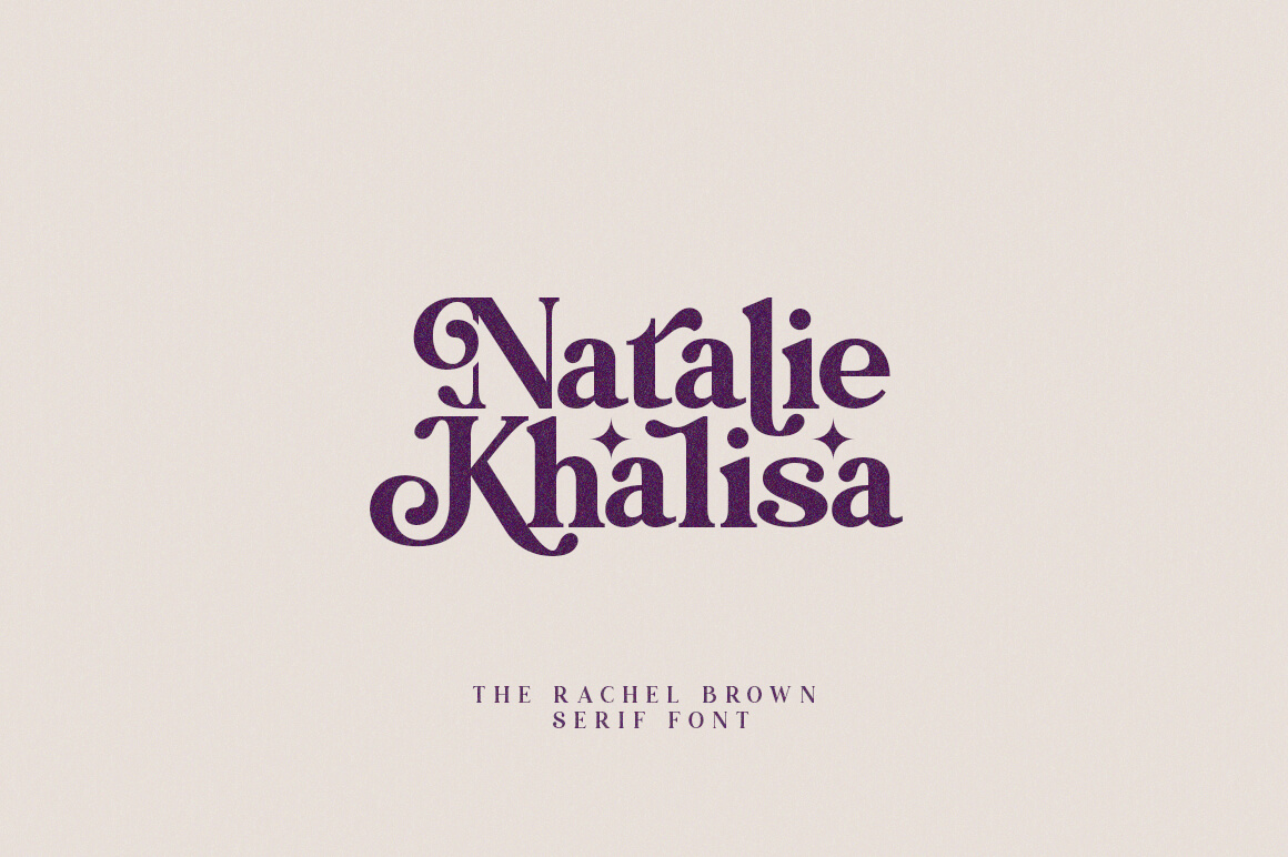 Rachel Brown Font Poster #1