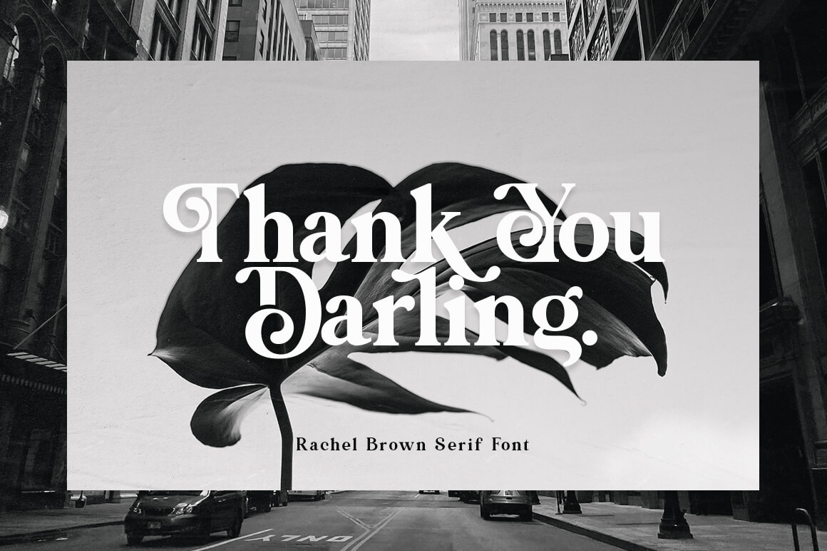 Rachel Brown Font Poster #1
