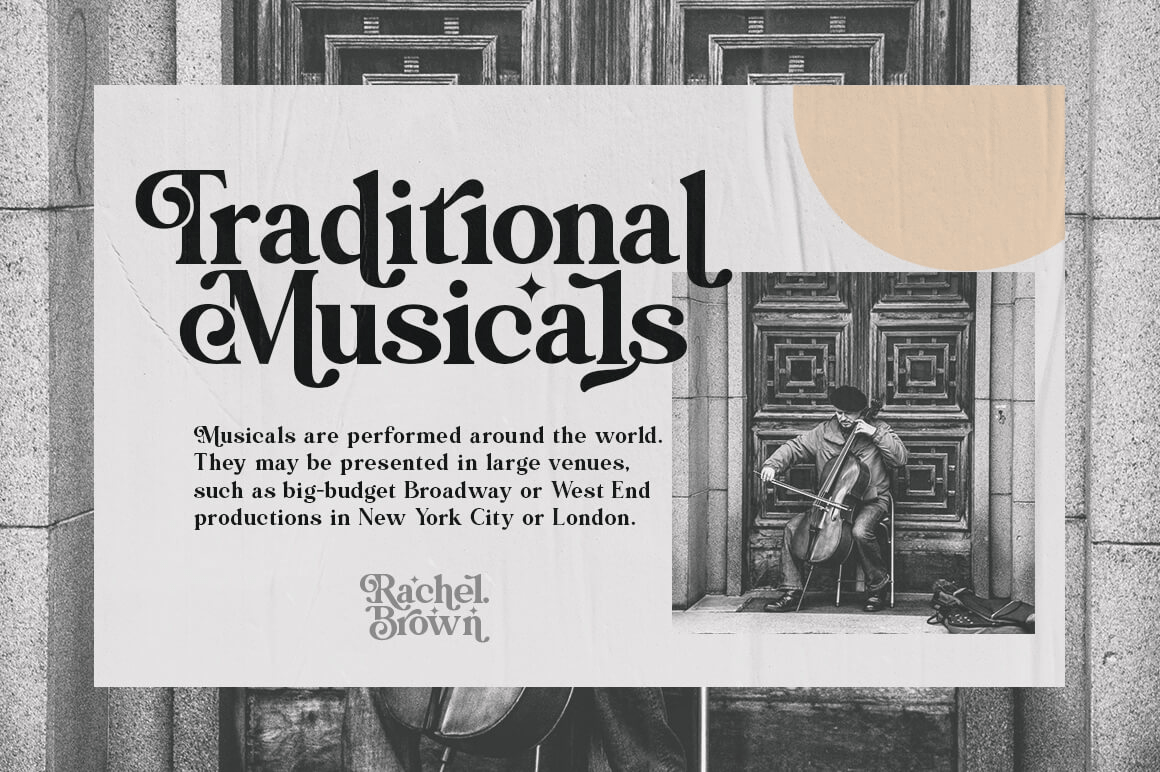 Rachel Brown Font Poster #1