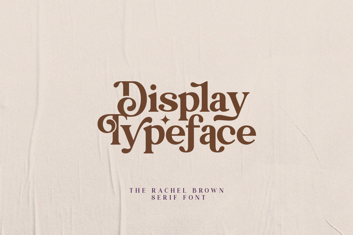 Rachel Brown Font Poster #1