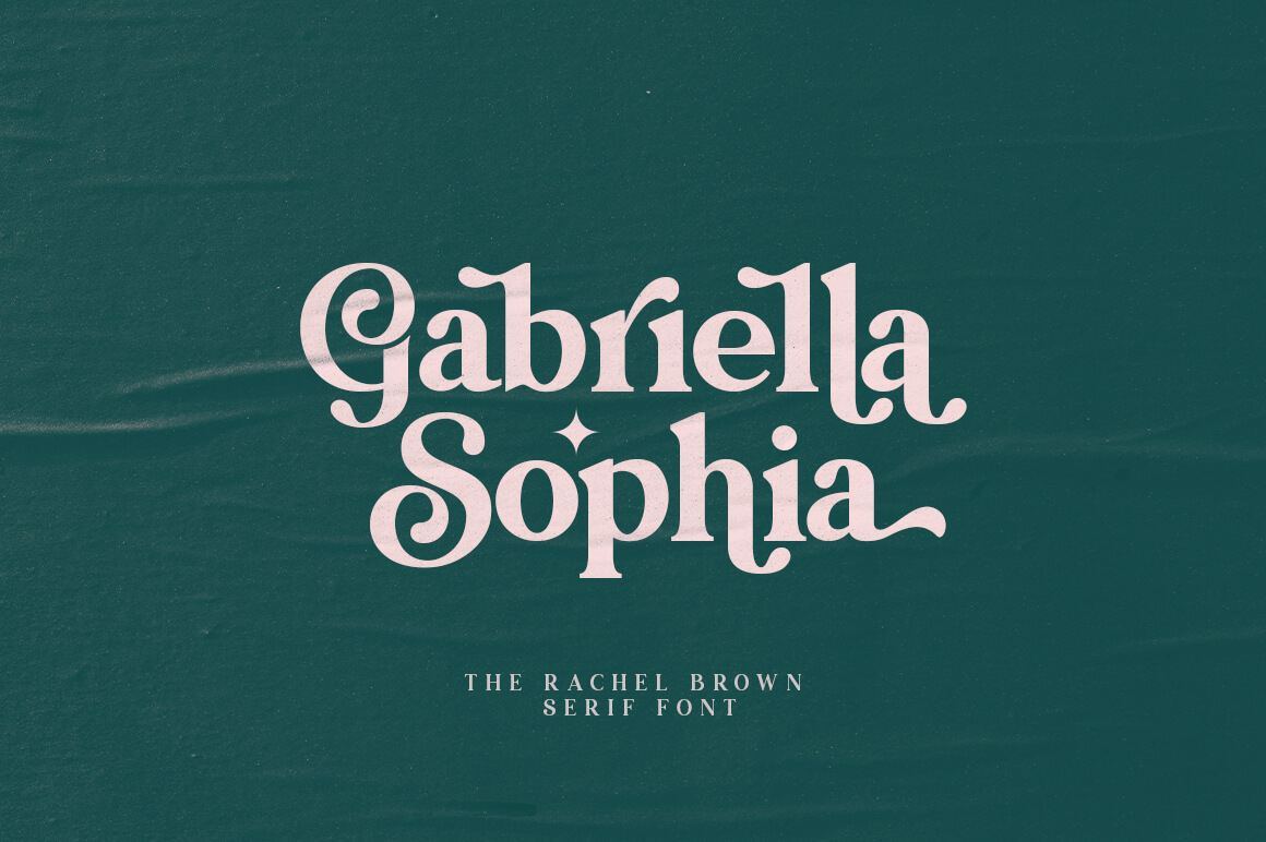 Rachel Brown Font Poster #1