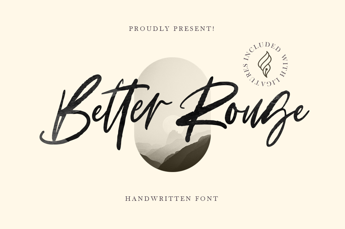 Better Rouge Font Poster #1