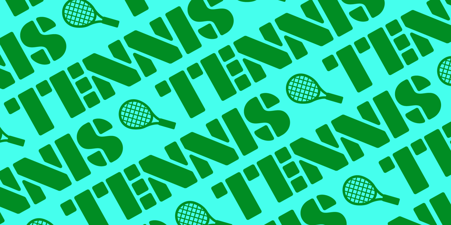 Tennis Font Poster #1