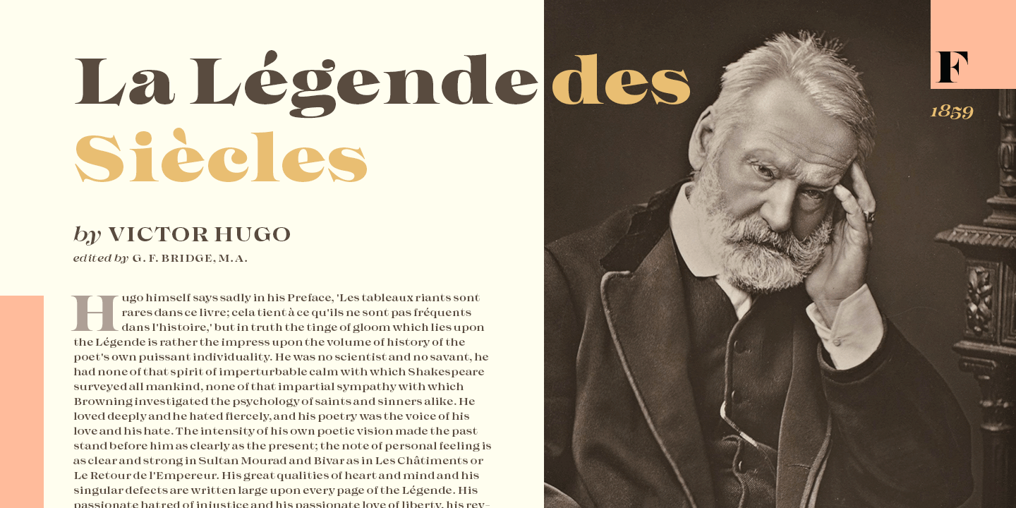 Imagist Font Poster #1