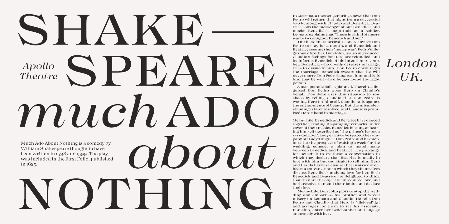 Imagist Font Poster #1