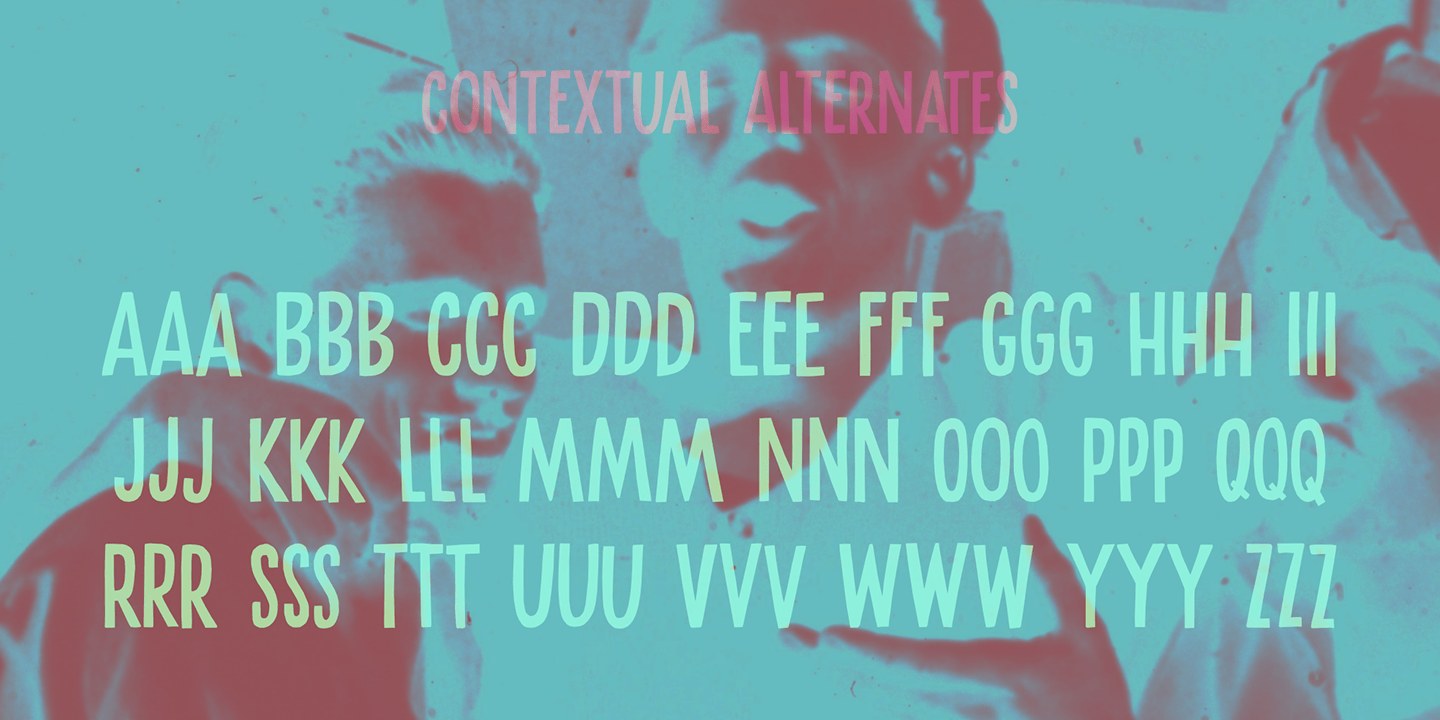 Donkeyman Font Poster #1