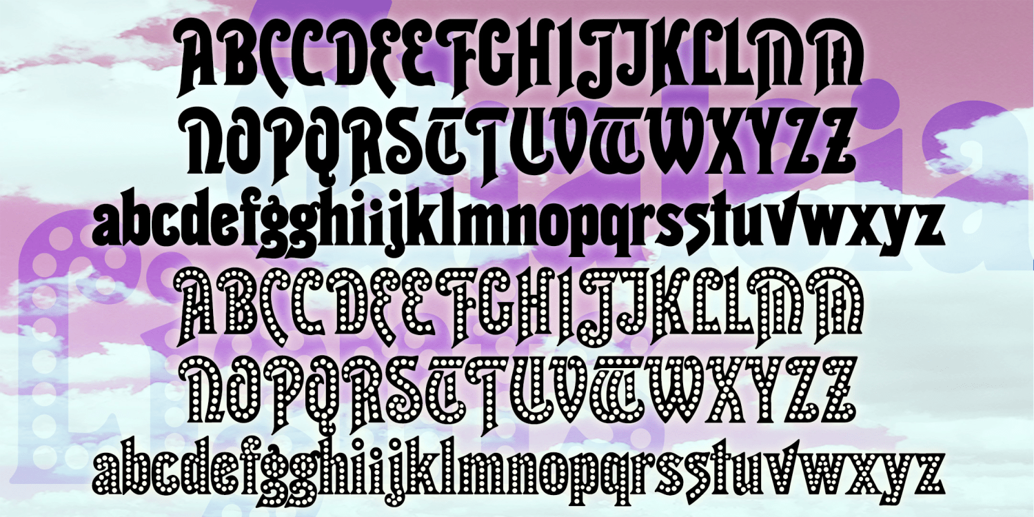 Thaleia Font Family Poster