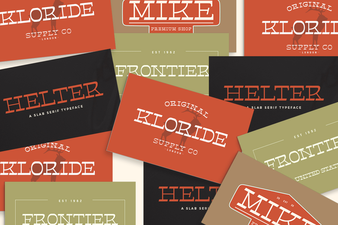 Helter Font Poster #1