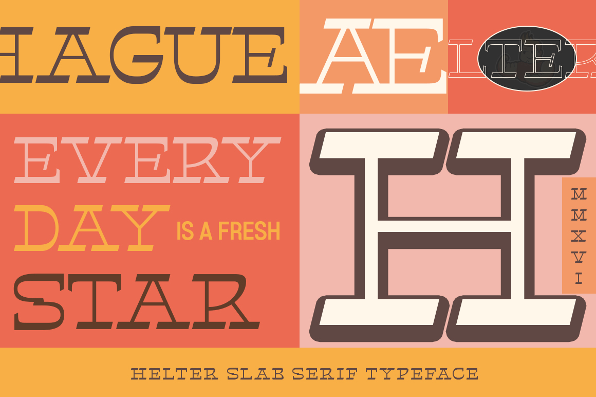 Helter Font Poster #1