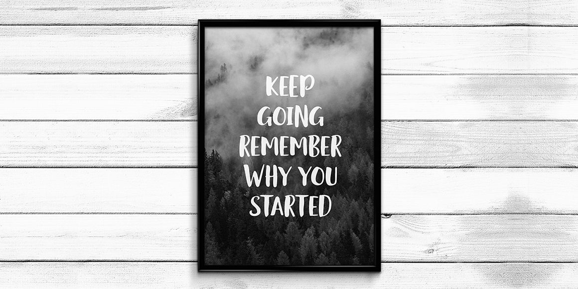 Black and White Font Family Poster