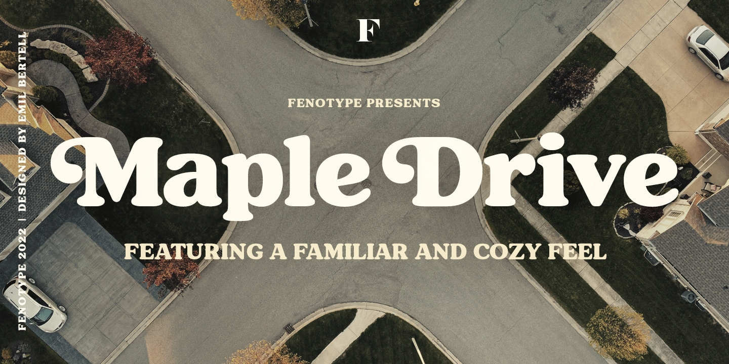 Maple Drive Font Family Poster