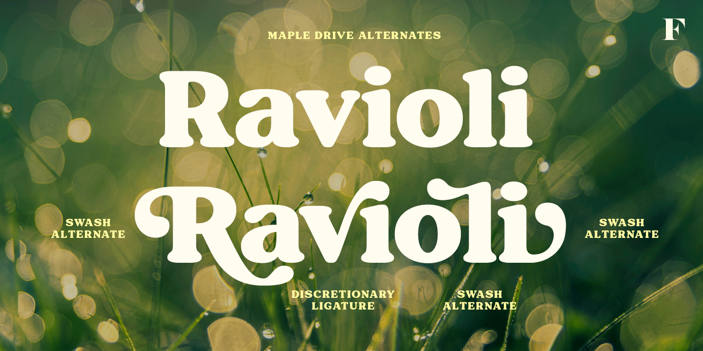 Maple Drive Font Poster #1