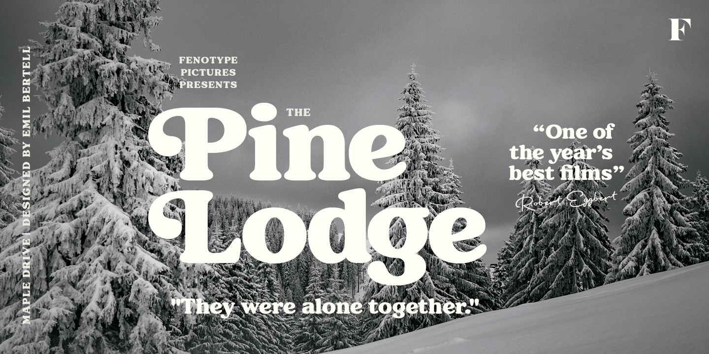 Maple Drive Font Poster #1