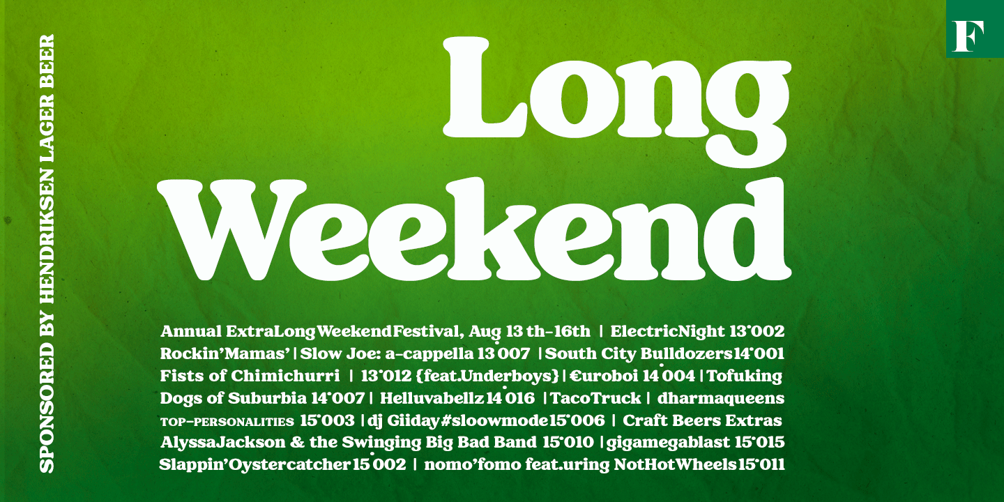 Maple Drive Font Poster #1