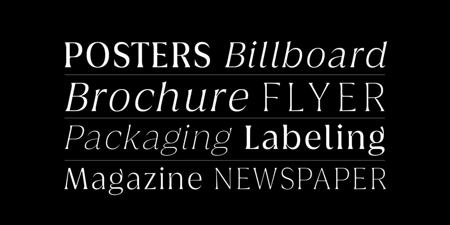 Griggs Serif Font Poster #1