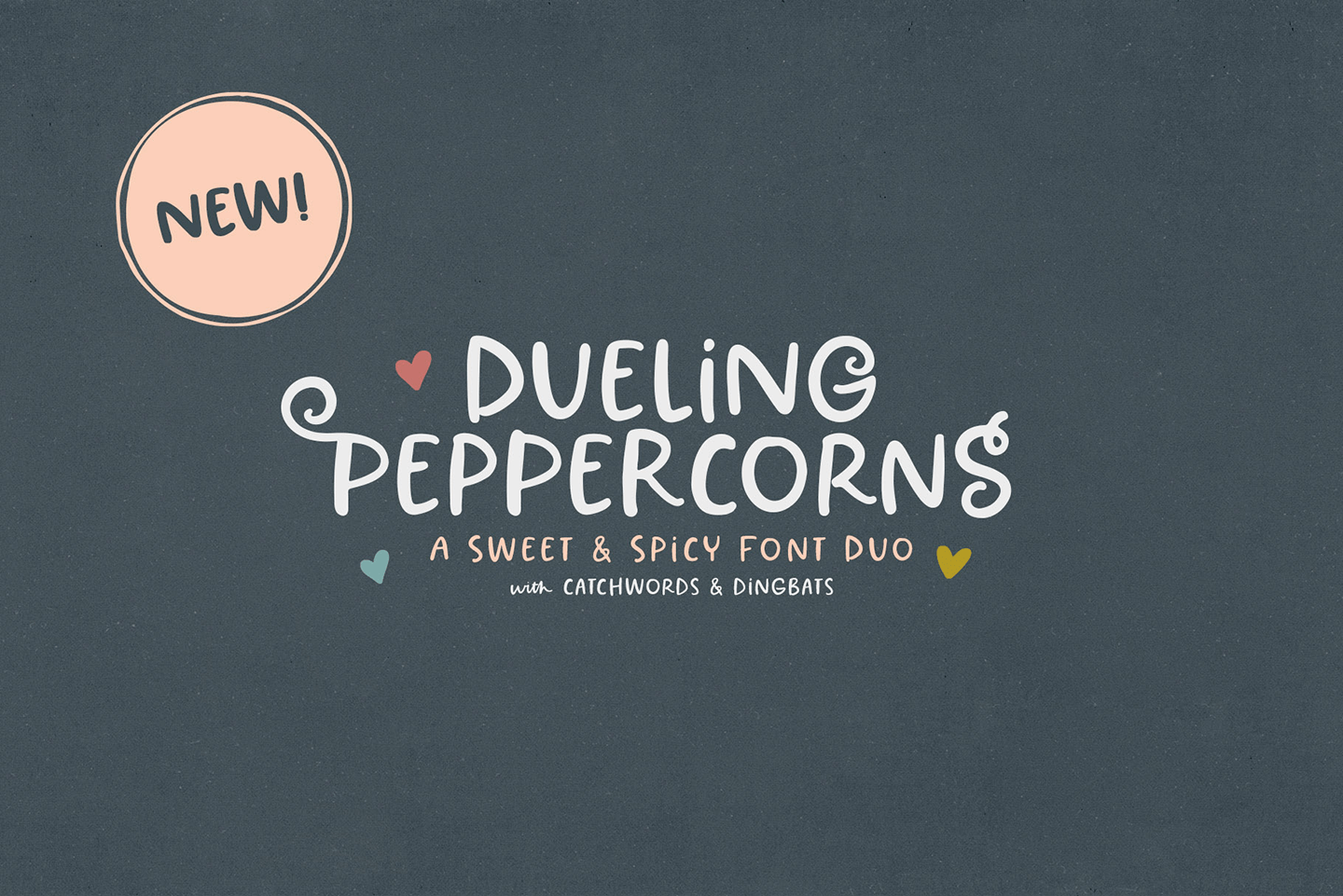 Dueling Peppercorns Font Poster #1