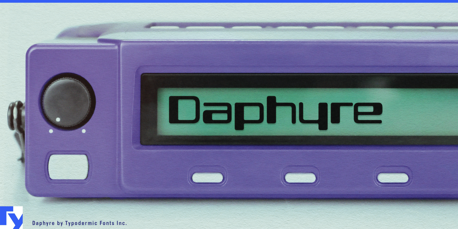 Daphyre Font Poster #1