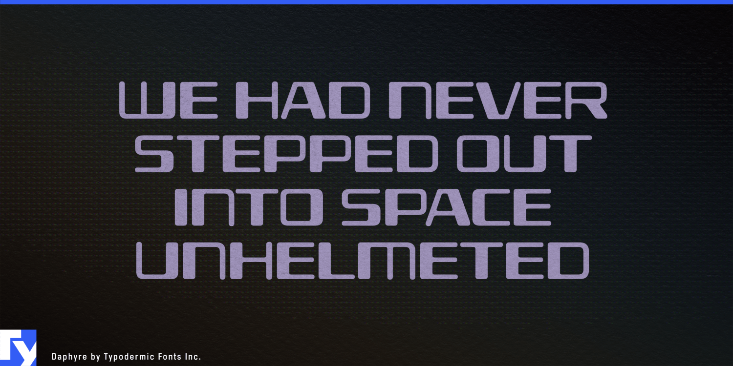 Daphyre Font Poster #1