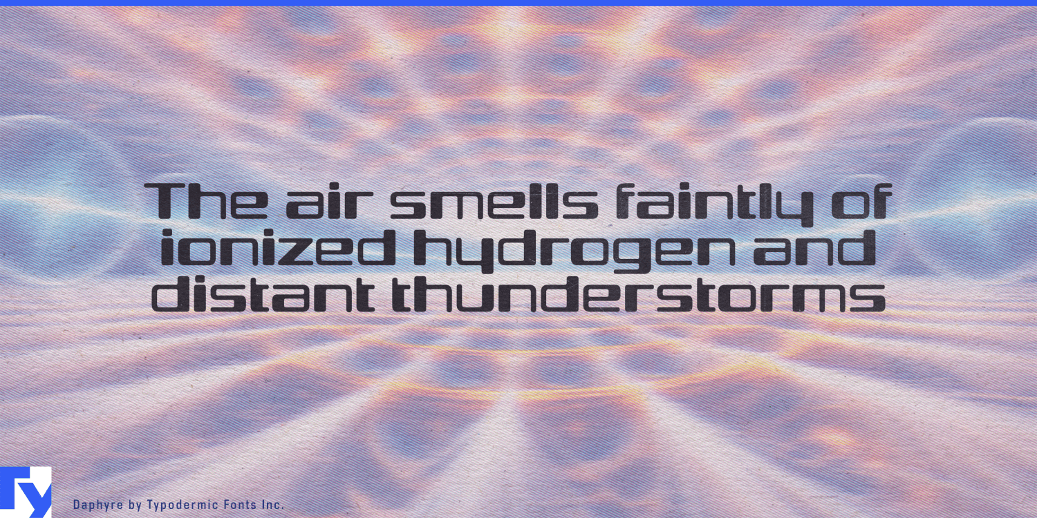 Daphyre Font Poster #1