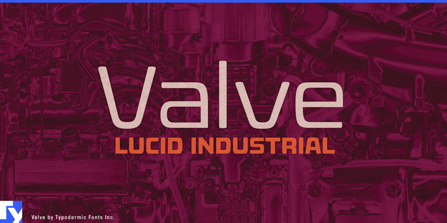 Valve Font Poster #1